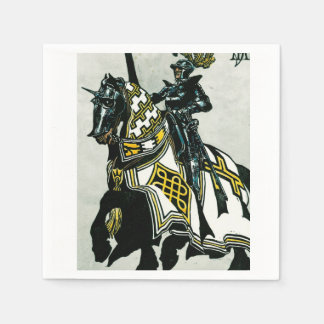 Servilleta De Papel Napkins en Knight en colección de caballos