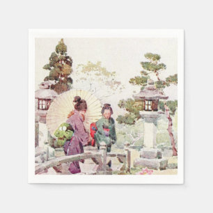 Servilleta De Papel Napkins estilo japonés