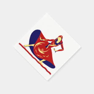 Servilleta De Papel Napkins Fiesta bailarina