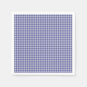 Servilleta De Papel NAPKINS, FIESTA Blue-White Gingham-PAPER