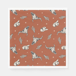 Servilleta De Papel Napkins Fiesta Cowboy | Napkins Fiesta occidental