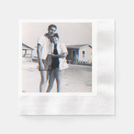 Servilleta De Papel Napkins Fiesta de Aniversario de la Foto Personali