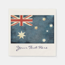 Napkins Fiesta de bandera de Australia