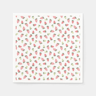 Servilleta De Papel Napkins Fiesta de fresas silvestres