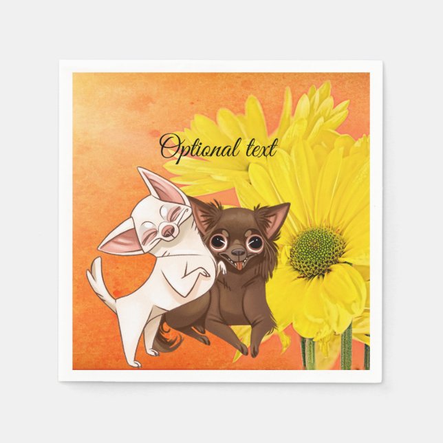 Servilleta De Papel Napkins Fiesta de papel Chihuahua (Anverso)