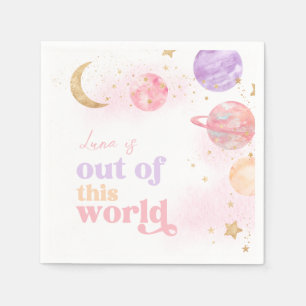 Servilleta De Papel Napkins Fiesta espacial chica