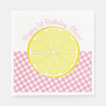 Napkins Fiesta Lemonade Rosa
