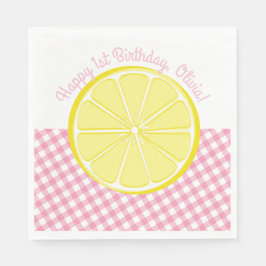 Servilleta De Papel Napkins Fiesta Lemonade Rosa