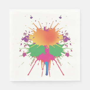 Servilleta De Papel Napkins Fiesta Paintball