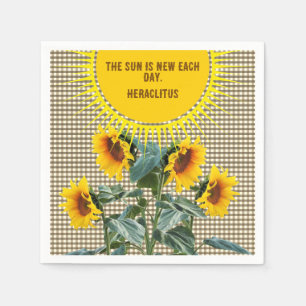 Servilleta De Papel Napkins Fiesta Papel de girasol