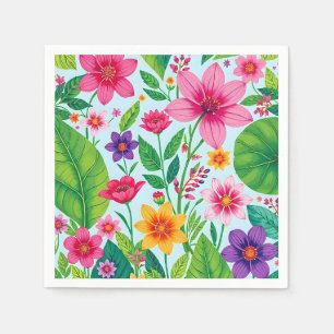 Servilleta De Papel Napkins floral