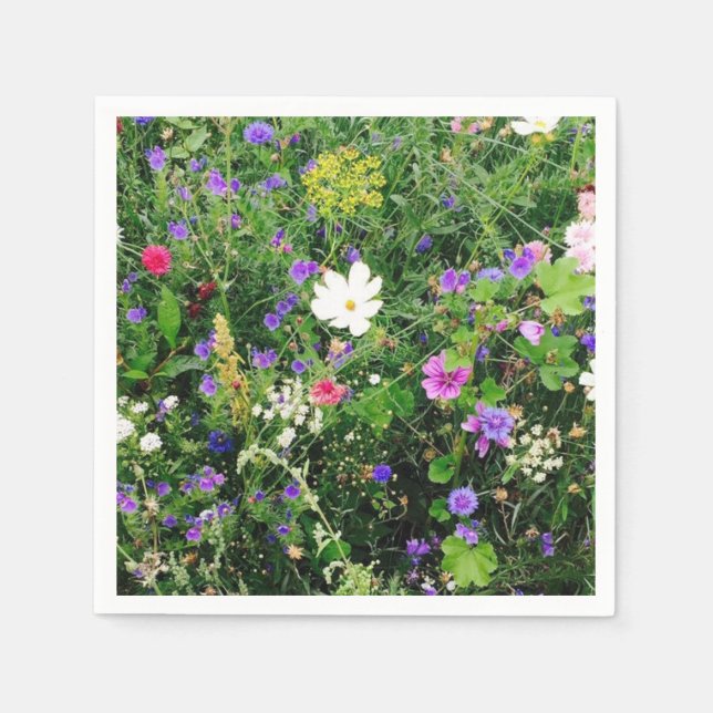 Servilleta De Papel Napkins floral (Anverso)