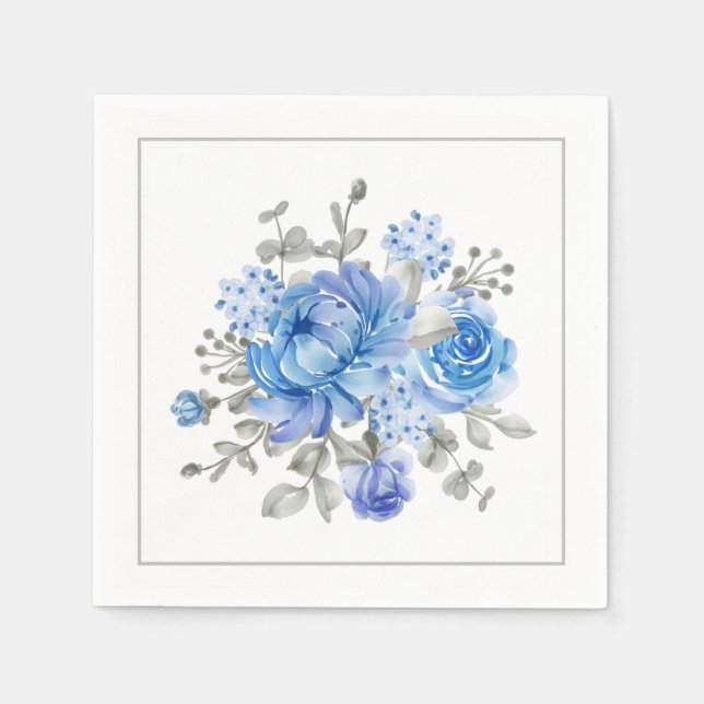 Servilleta De Papel Napkins floral (Anverso)