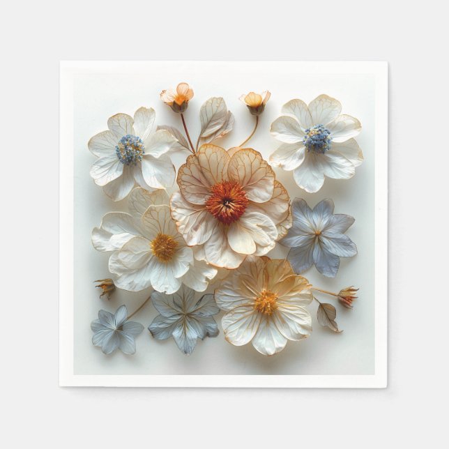 Servilleta De Papel "Napkins Floral Elegance (Anverso)