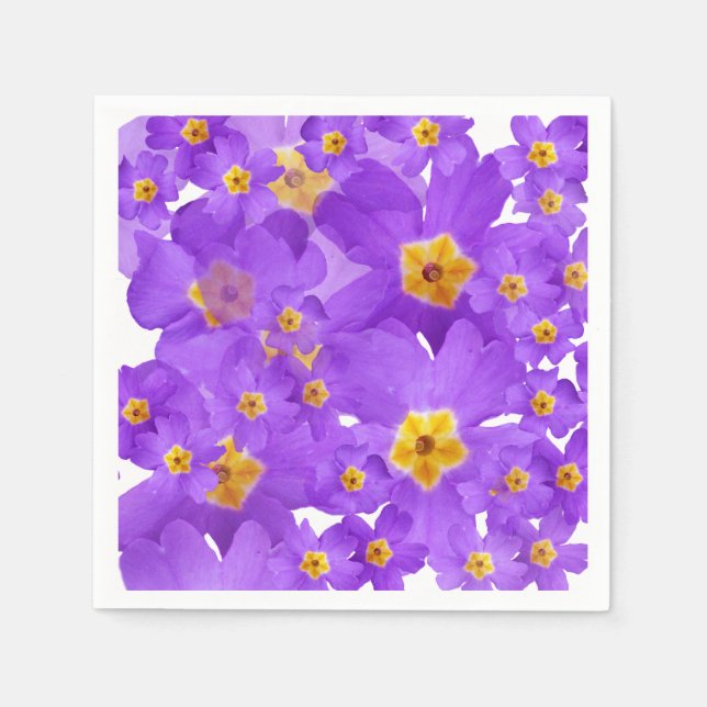 Servilleta De Papel Napkins Floral Lines (Anverso)