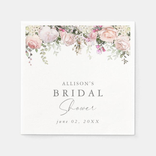 Servilleta De Papel Napkins floral primavera (Anverso)