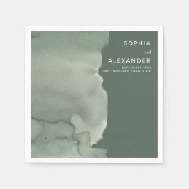 Servilleta De Papel Napkins for a Modern Wedding. 