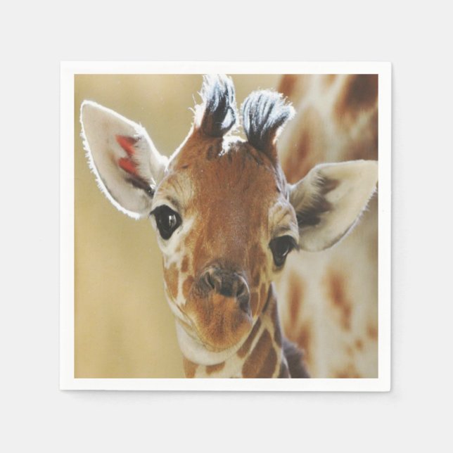 Servilleta De Papel Napkins Giraffe (Anverso)