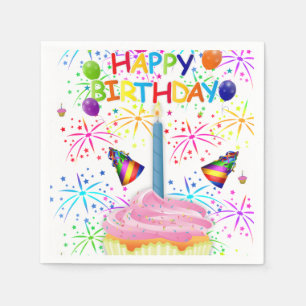 Servilleta De Papel Napkins Happy Birday Paper