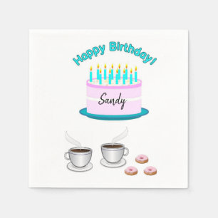Servilleta De Papel Napkins Happy Birday Paper