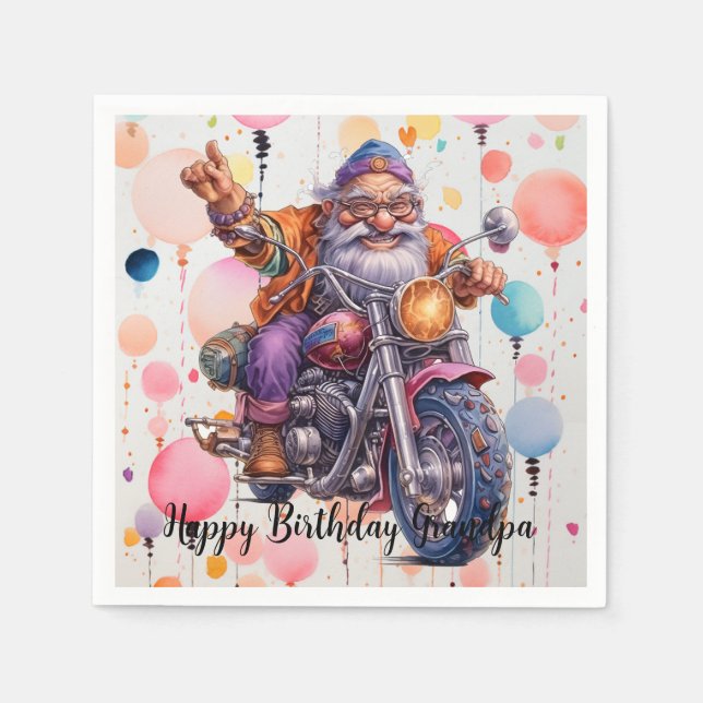Servilleta De Papel Napkins Happy Birthday (Anverso)