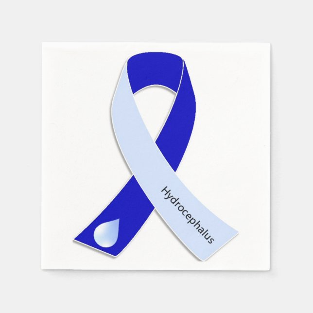 Servilleta De Papel Napkins Hydrocephalus Ribbon (Anverso)