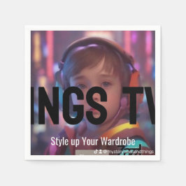 Servilleta De Papel Napkins Mnat TV Channel Collection 1