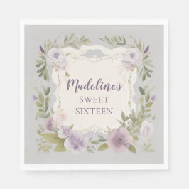 Servilleta De Papel Napkins morado