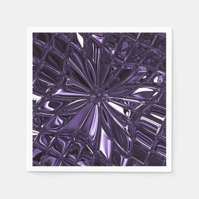 Servilleta De Papel Napkins morado (Anverso)