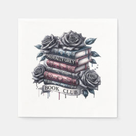 Servilleta De Papel Napkins moralmente Grey Book Club