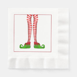 Servilleta De Papel Napkins Navidades de Elf Legs