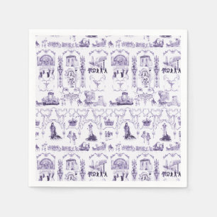 Servilleta De Papel Napkins New Orleans Mardi Gras