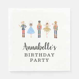 Servilleta De Papel Napkins nutcracker Personalizable