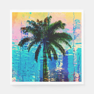 Servilleta De Papel Napkins Palm Tree