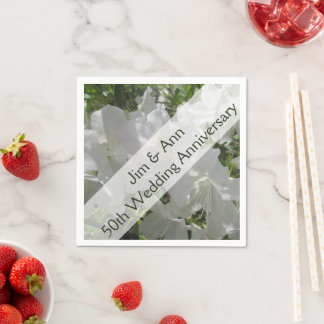 Servilleta De Papel Napkins - Papel - Azaleas blancas