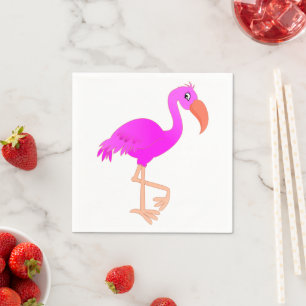 Servilleta De Papel Napkins Pink Flamingo