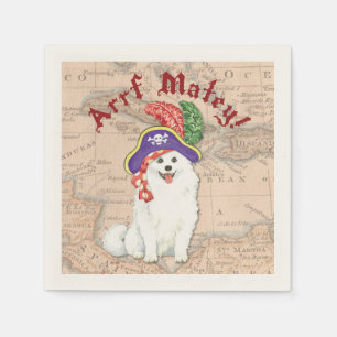 Servilleta De Papel Napkins pirata de perros esquimales norteamericano