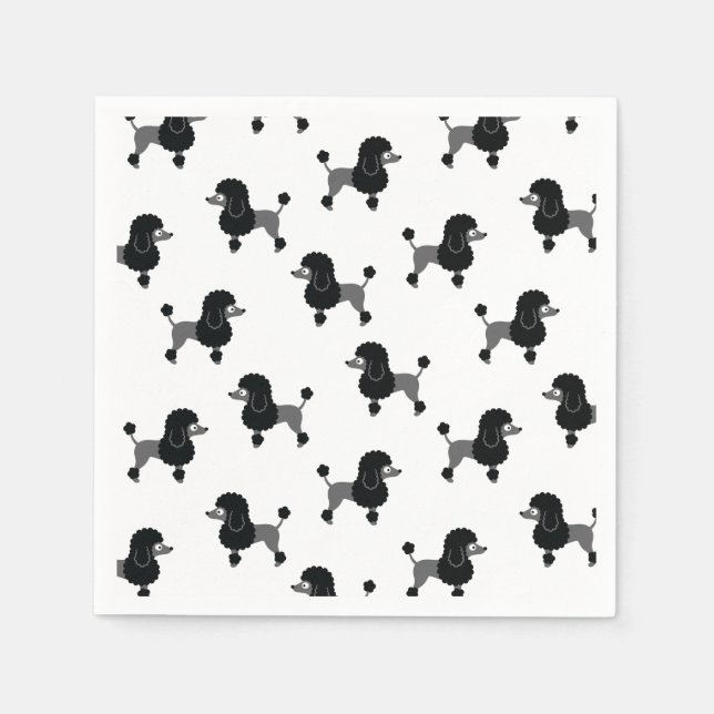 Servilleta De Papel Napkins Poodle (Anverso)