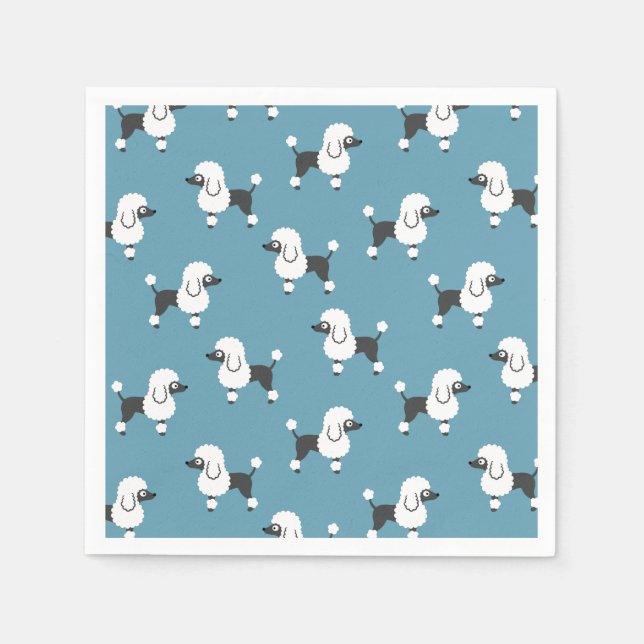 Servilleta De Papel Napkins Poodle (Anverso)