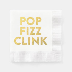 Servilleta De Papel Napkins POP FIZZ CLINK