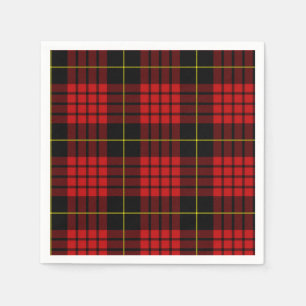 Servilleta De Papel Napkins Red Tartan