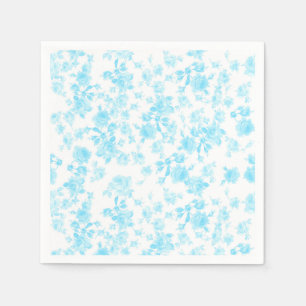 Servilleta De Papel Napkins Saint Colette June Rosas capri blue