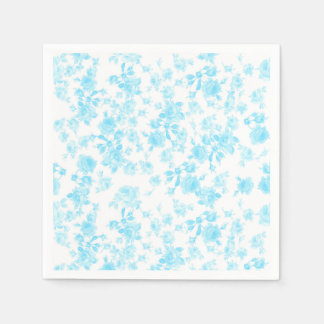 Servilleta De Papel Napkins Saint Colette June Rosas capri blue