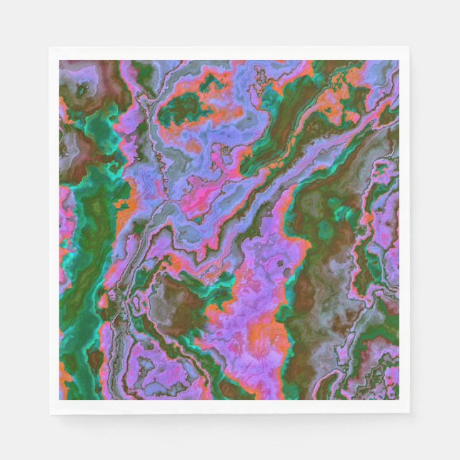 Servilleta De Papel Napkins Sour Marble (Anverso)