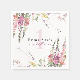 Servilleta De Papel Napkins Spring Wildflower Floral