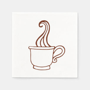 Servilleta De Papel Napkins vintage para café