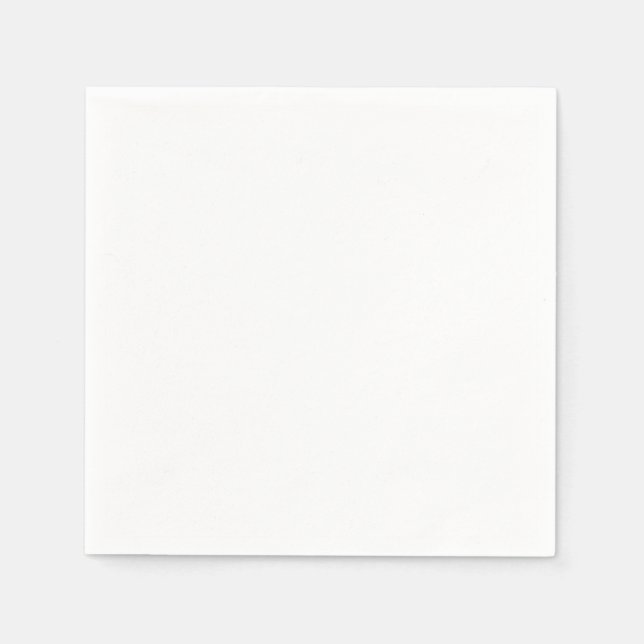 Servilleta De Papel Napkins White Paper (Anverso)