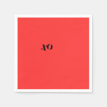 Napkins XO Rojo