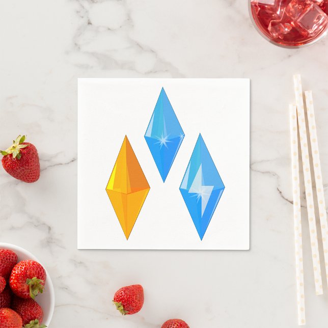 Servilleta De Papel Napolas de papel Crystal Gems (Subido por el creador)