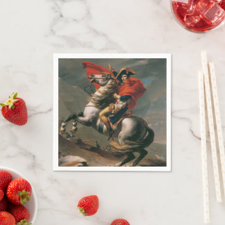 Servilleta De Papel Napoleón con caballo, Paso de San Bernardo